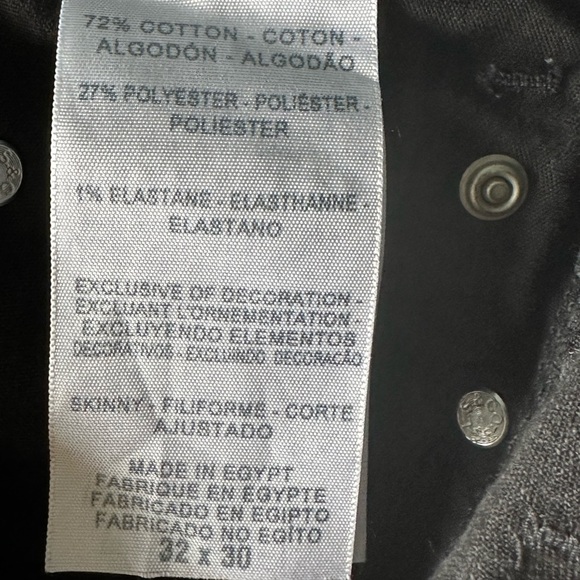 Denizen from Levi's 216 Skinny Fit Black Jeans - Picture 3 of 5